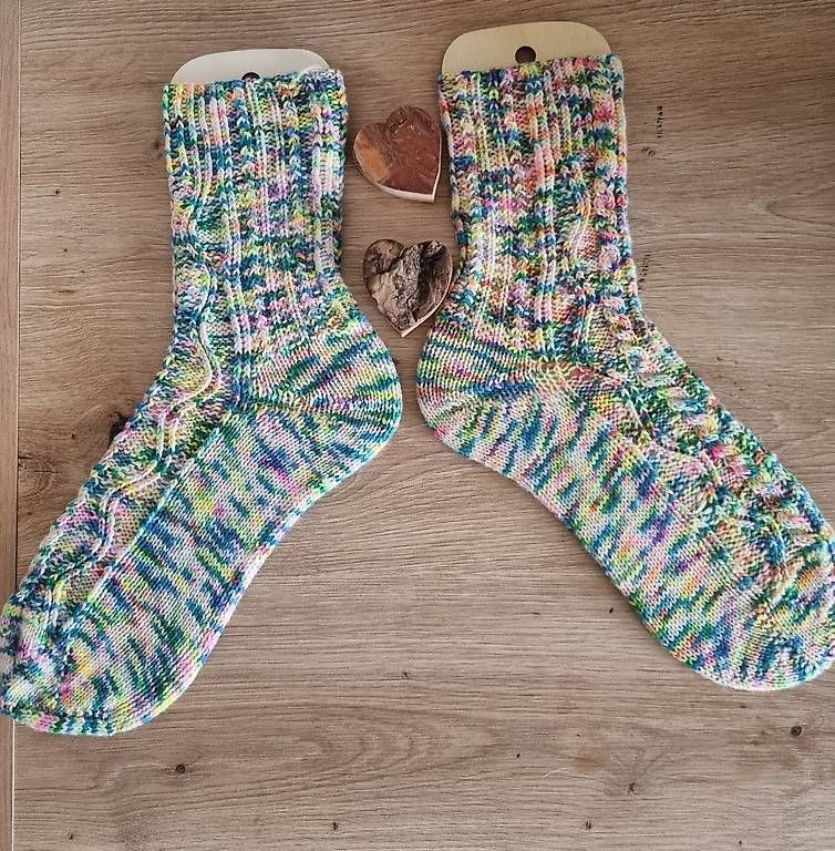 Calze: Handgestrickte Socken Gr. 41 – Usato da Sirnach venduto da Chade209