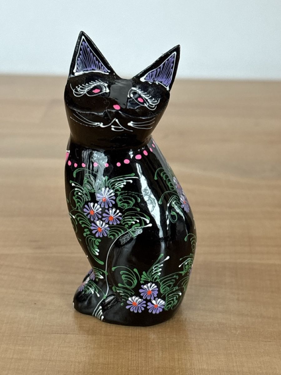 Figuren: Holz Figur Katze – Gebraucht aus Rümlang von euqinom16