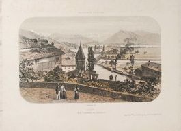 Thun  Tonlithographie von Sabatier