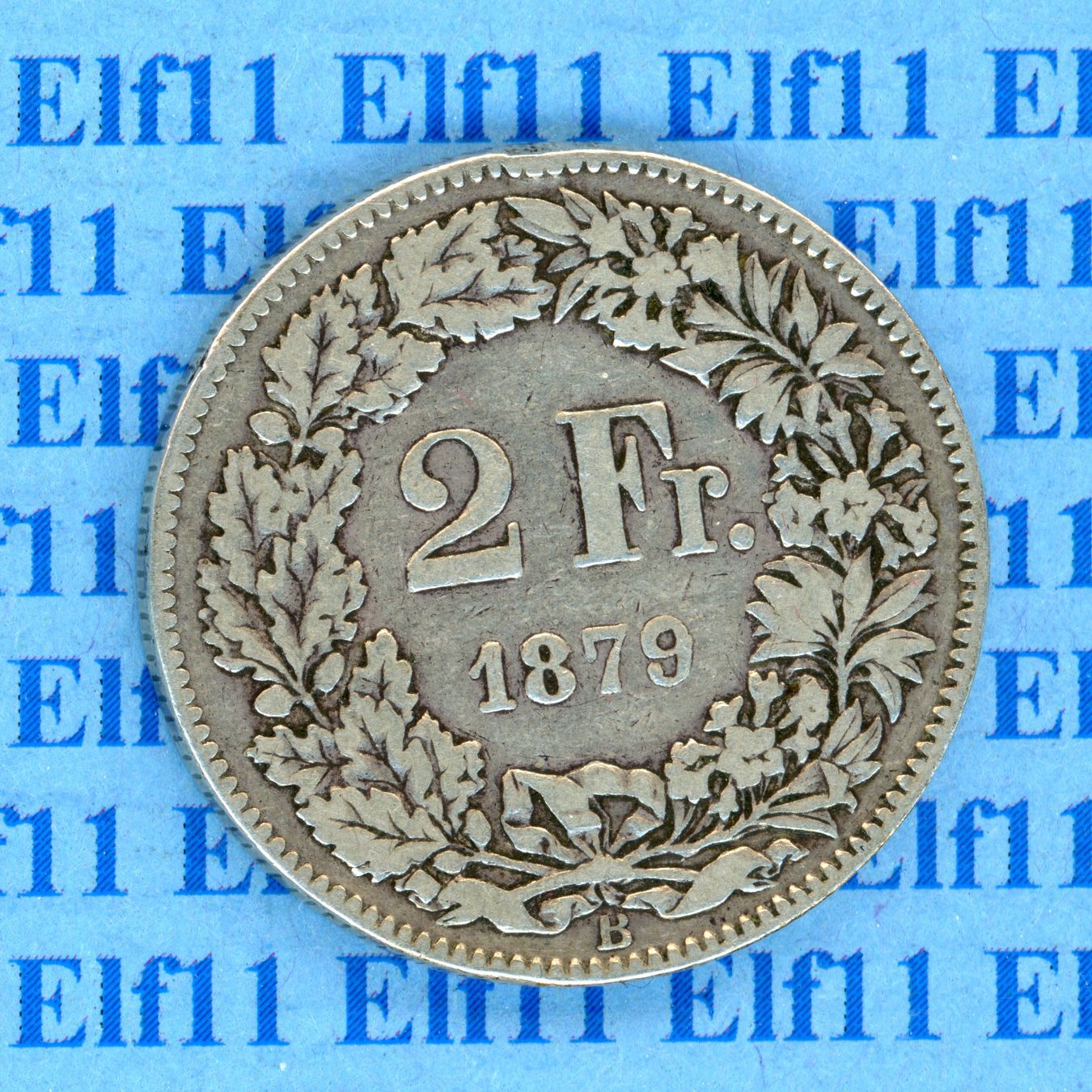 Toutes les monnaies: CHF___2.00 1879 -ss 2 Franken – D'occasion à Widnau par Elf11