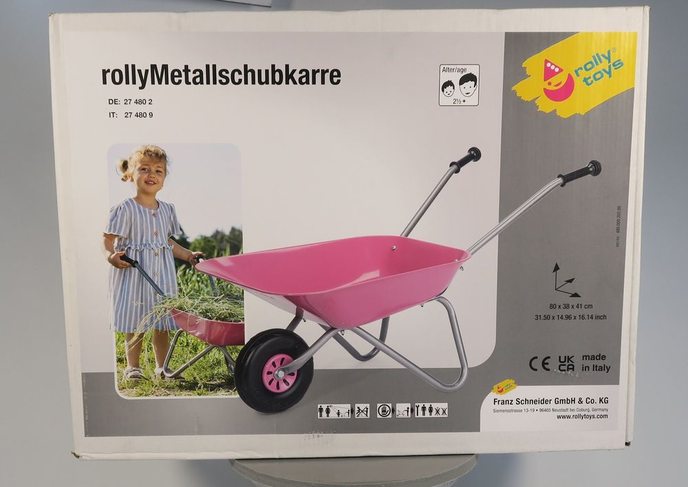 Rolly Toys Tractor Infantil Con Remolque Y Cargador Frontal – Robusto Y Realista, A Partir De 2.5 Años (162x46x53.5 Cm)