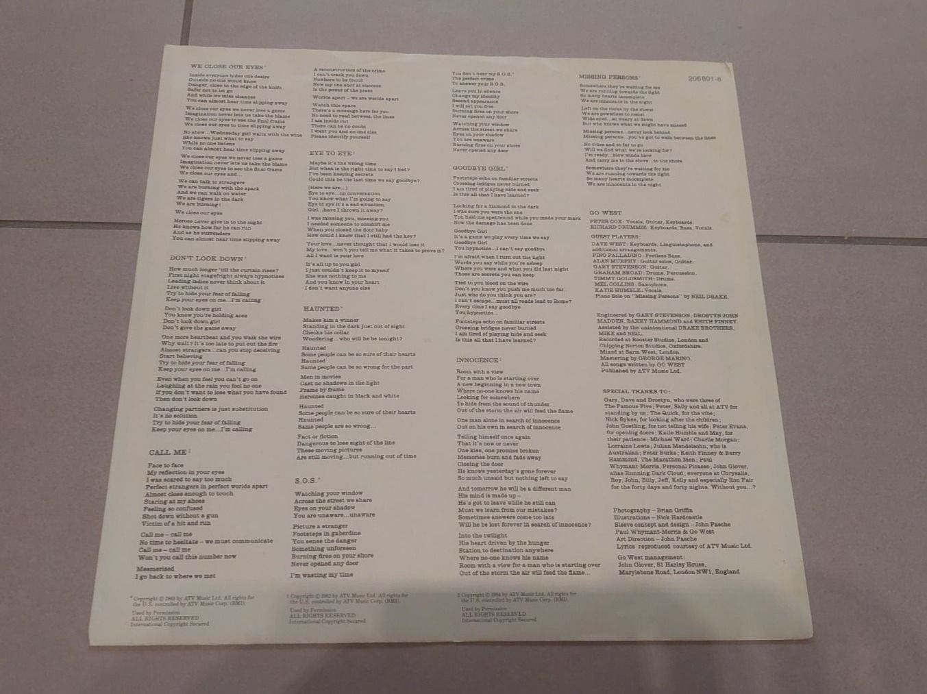 Dischi in vinile: LP Go West – Usato da Erlinsbach venduto da pfunky 3