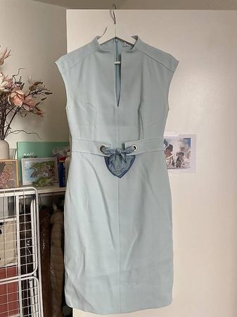 Robe MaxMara, T1/2, bleu legere