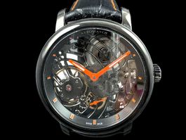 Aerowatch Skeletto Uhr Handaufzug 45mm black *U1455