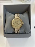 Guess Damenuhr Gold Funkelnd, neuwertig mit Box!