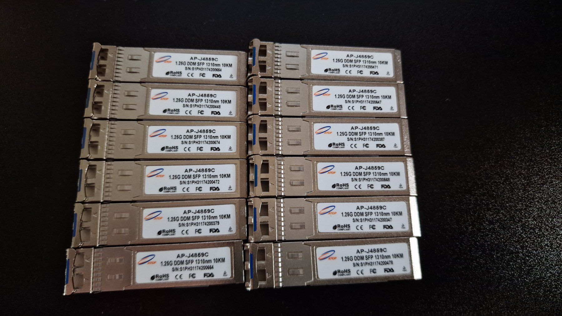 Hub & Switch: 12x J4859C Aruba Compatible Transceiver – Usato da Matran venduto da arom786