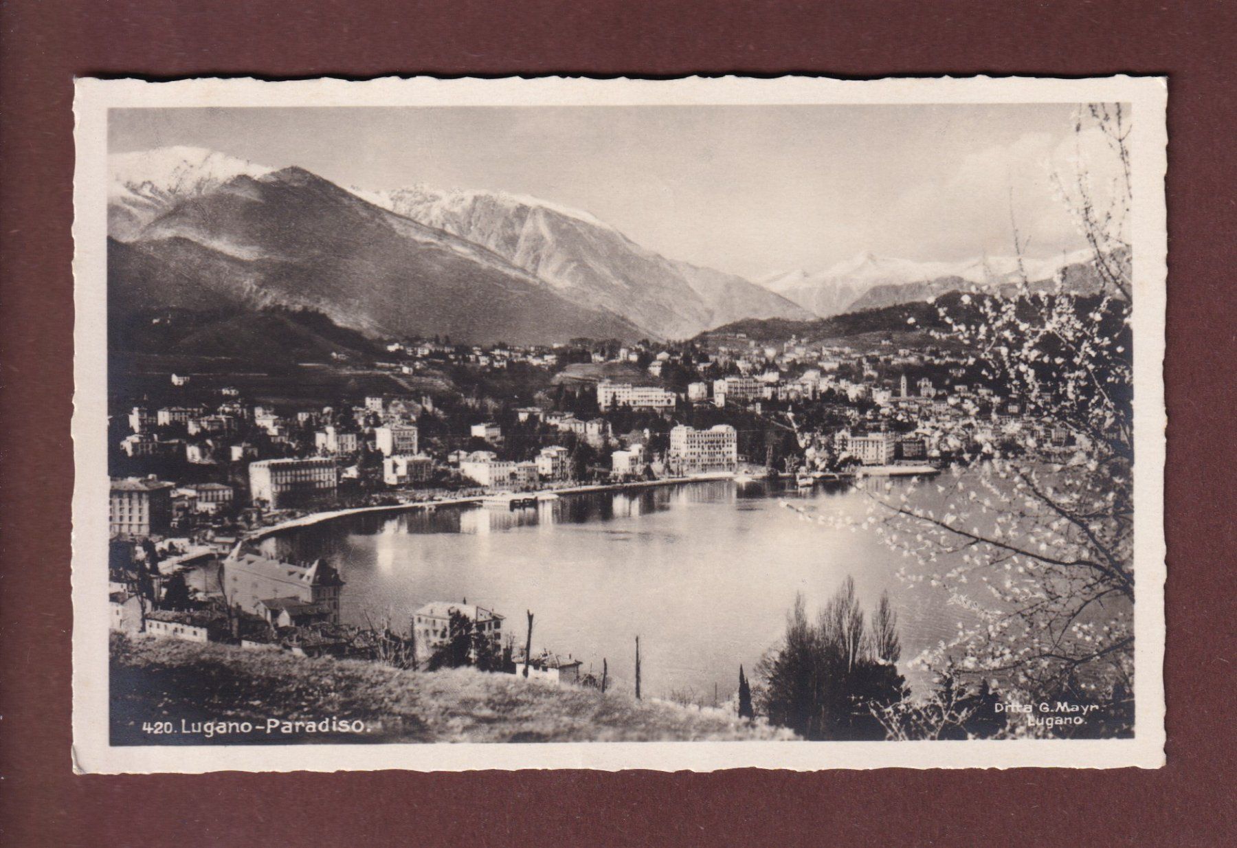 Cartoline postali: LUGANO-PARADISO – Usato da Pully venduto da nicecards-shop