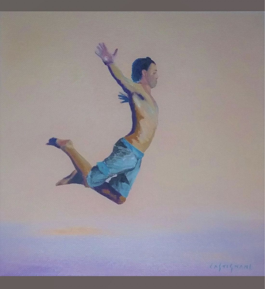 Gemälde: Oil painting Freedom Jump – Neu (gemäss Beschreibung) aus Bern von thi_857v