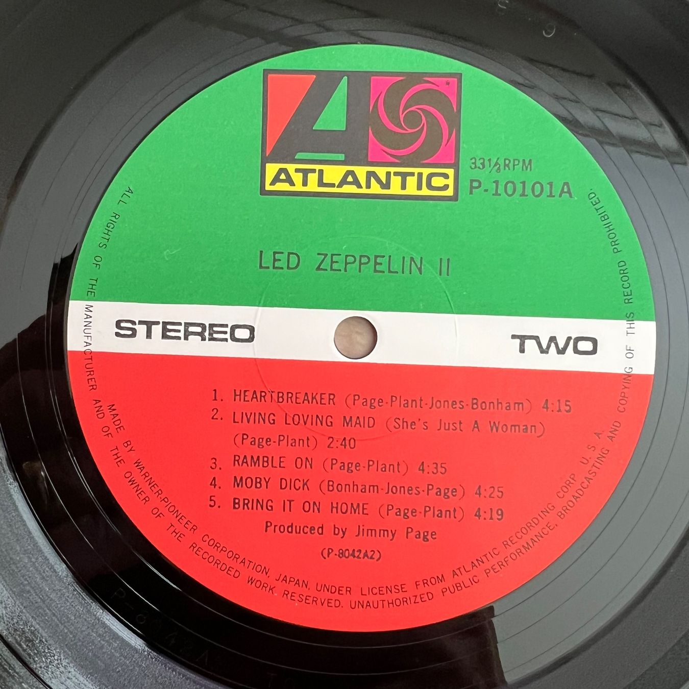 Dischi in vinile: Led Zeppelin - II / Japan-Press. 1976 - TOP – Usato da Gais venduto da soundcave57 5