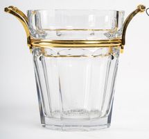 Seau à champagne Baccarat Harcourt, élégant et chic.