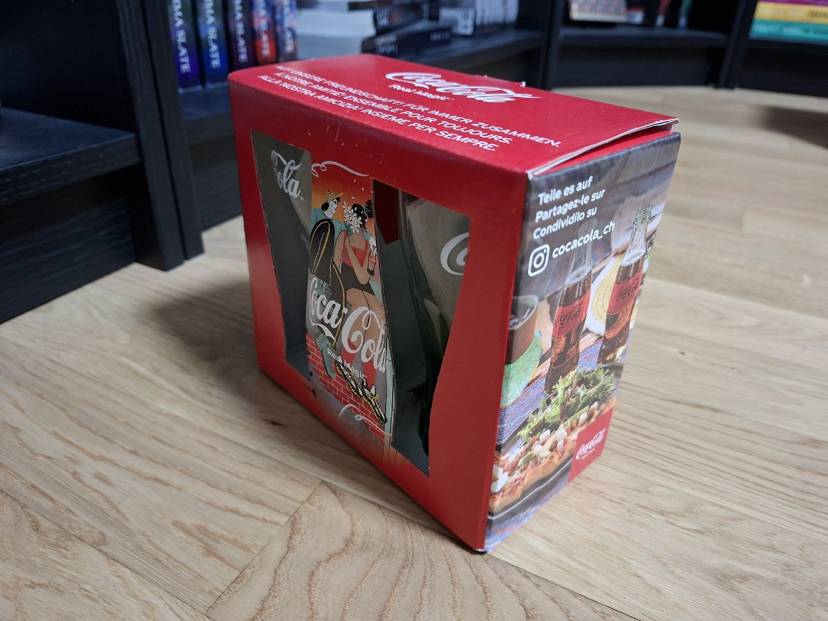 Coca-Cola Bicchieri: Set Coca-Cola Gläser, NEU! – Nuovo e nell'imballaggio originale da Baar venduto da RDNA 1