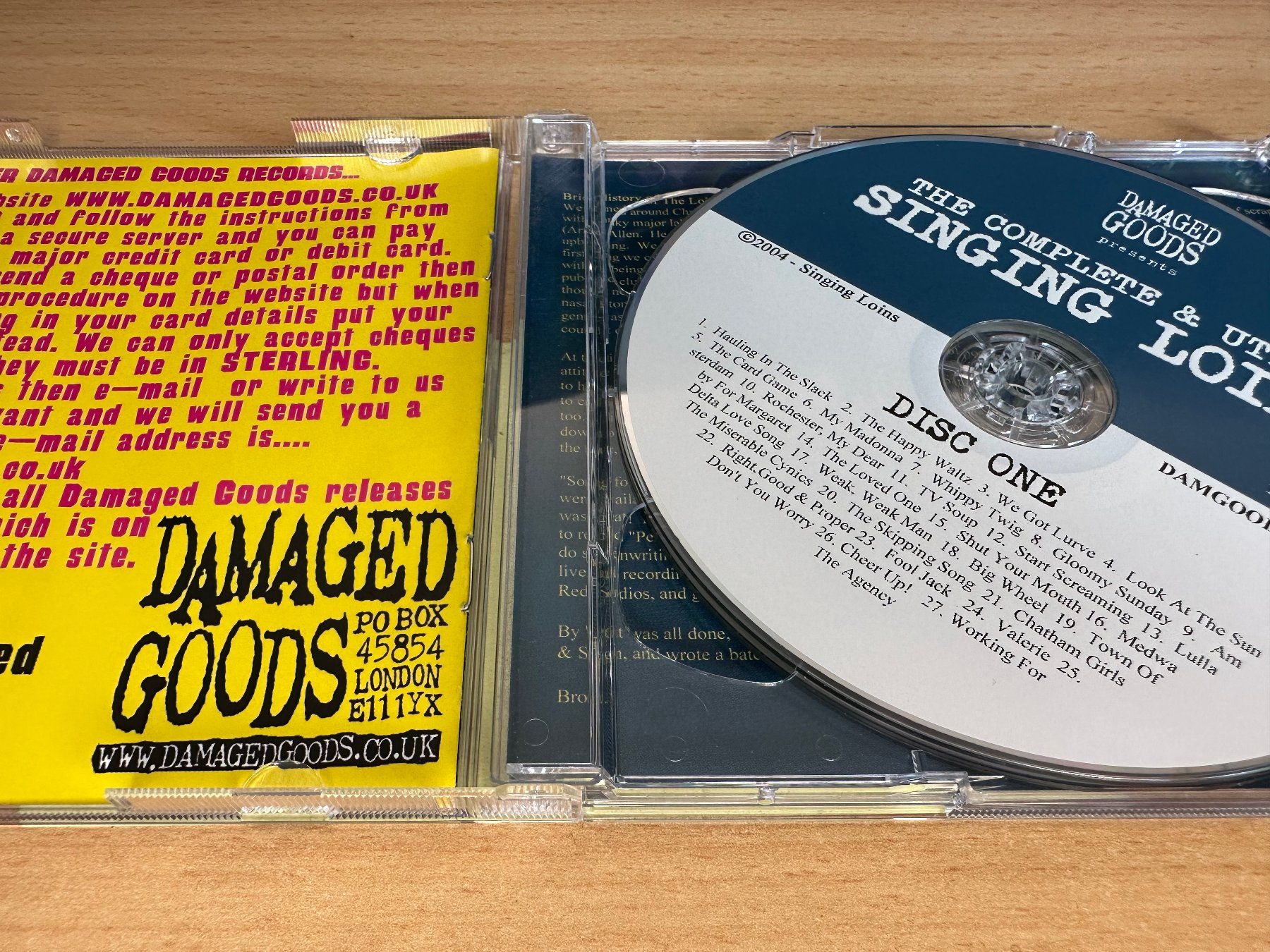 CD: Singing Loins – The Complete & Utter Singing Loins - 2 CD – Usato da Rikon im Tösstal venduto da Alpenmutz 2