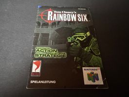ANLEITUNG FÜR RAINBOW SIX NINTENDO 64