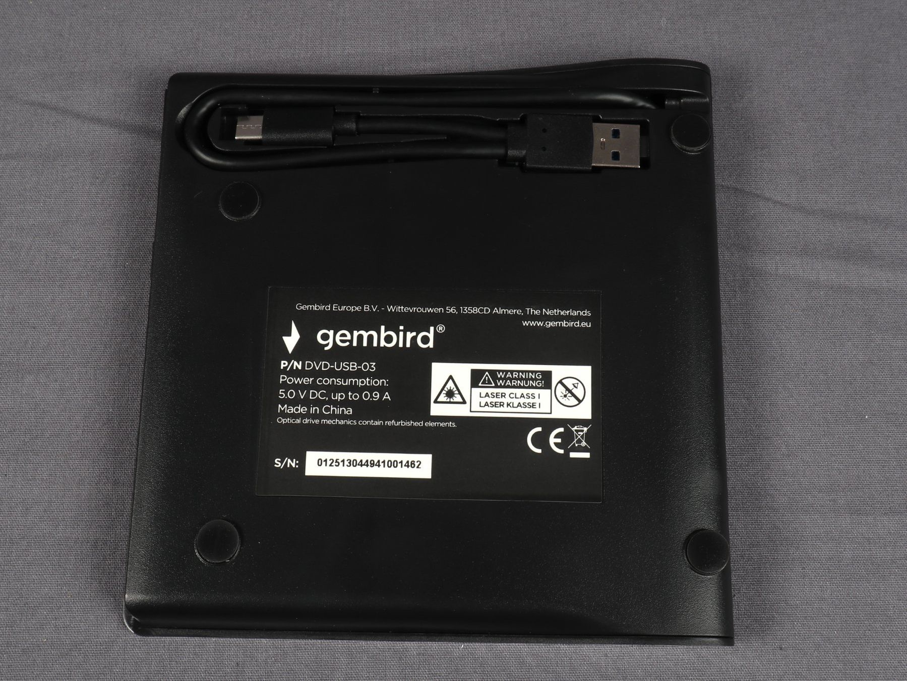 Lecteur multimedia & Streamer: GEMBIRD External USB DVD drive – Neuf avec emballage d'origine à Steinen par Restwert_Steinen 3