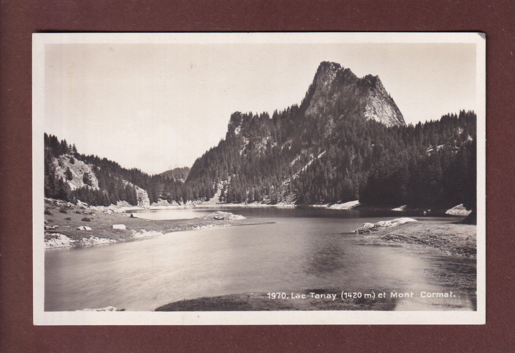 Cartoline postali: LAC TANAY - Mont Cormat – Usato da Pully venduto da nicecards