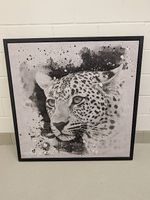 Wandbild Leopard