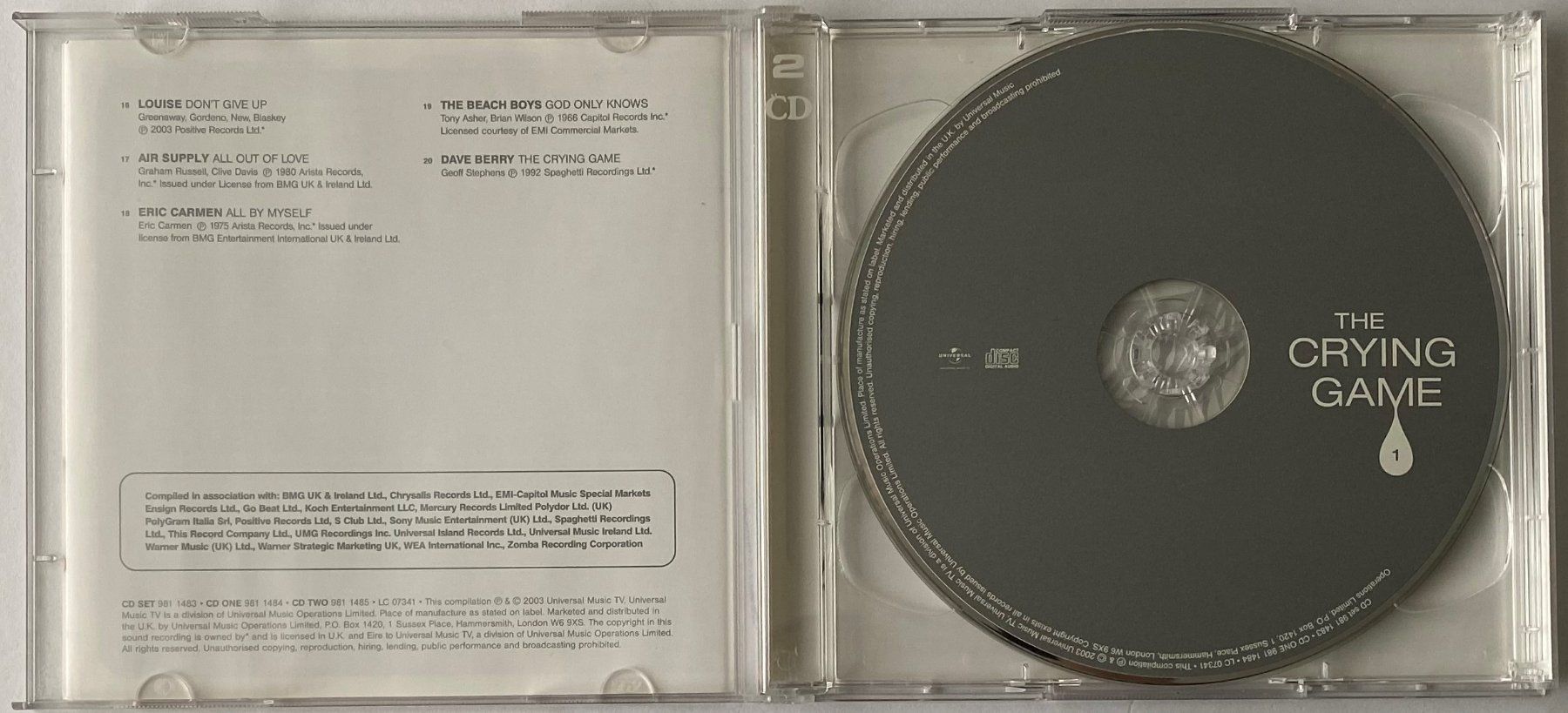 CDs: The Crying Game – Gebraucht aus Flums von Asquillo 2