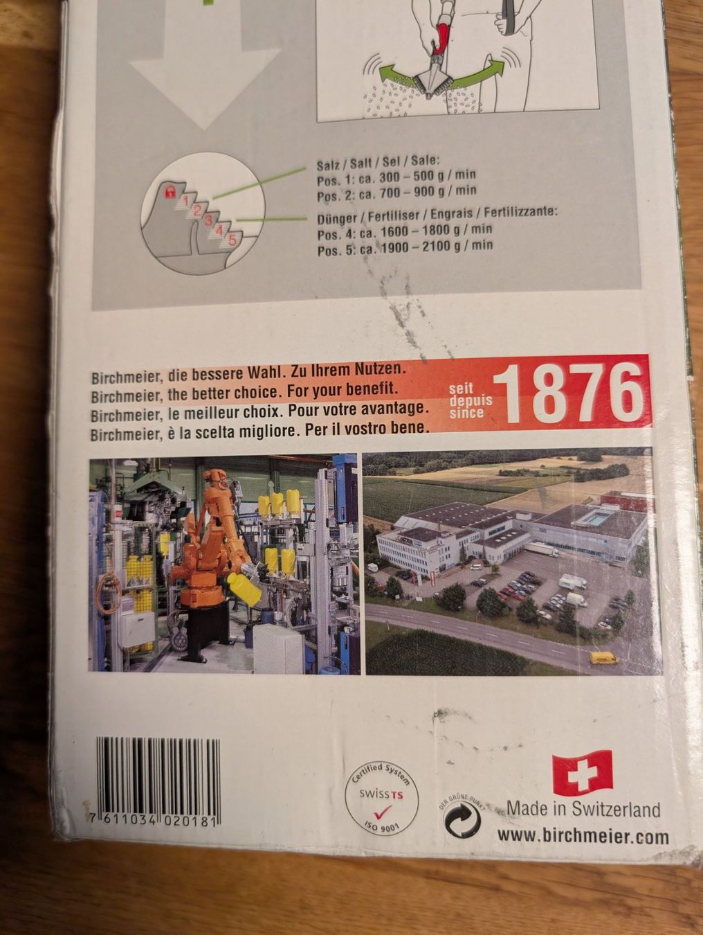 Spandiconcime: Birchmeier Granomax 5 – Nuovo (secondo la descrizione) da Aarau Rohr venduto da Metabosch 4
