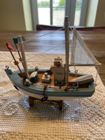 Dekoratives Fischerboot aus Holz, Chalutier