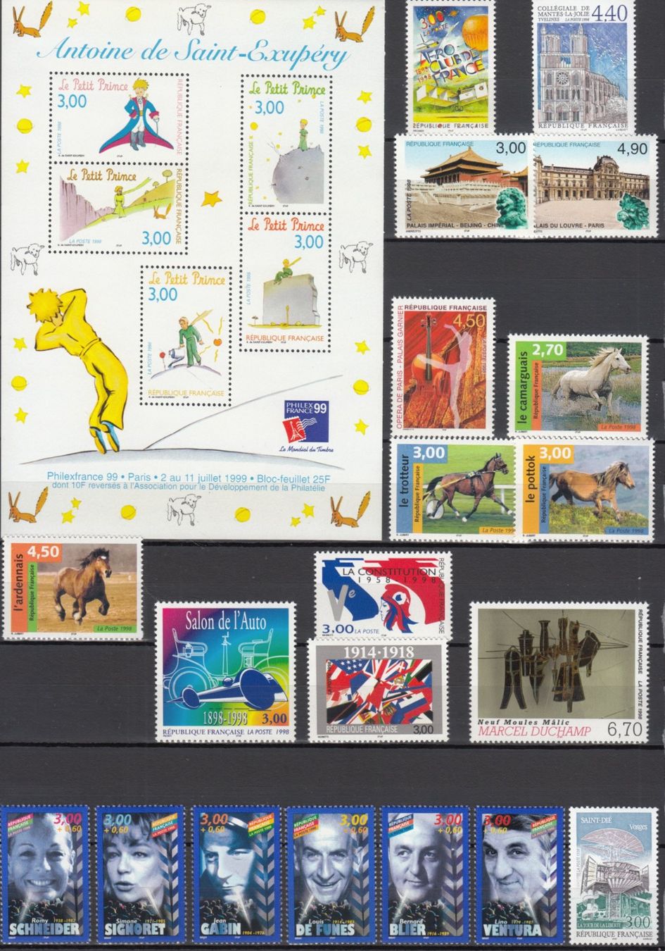 Tous les timbres: Frankreich 1998 postfrisch – D'occasion à Bürglen TG par StampGraf 2