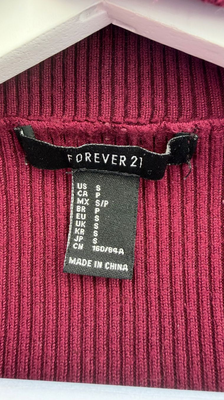 Maglioni & Felpe: Damen Pullover Forever 21 bordeaux Grösse S – Usato da Basel venduto da annakati 1