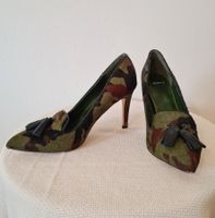 High Heels Camo – Kalbshaar & Leder – Gr. 41