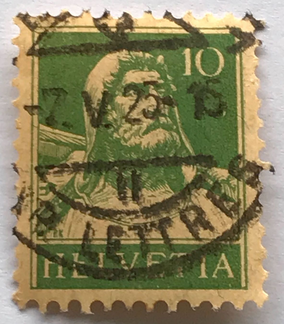 Tutti i francobolli: Tellbrustbild  Vollstempel – Usato da Aarau venduto da Billa007