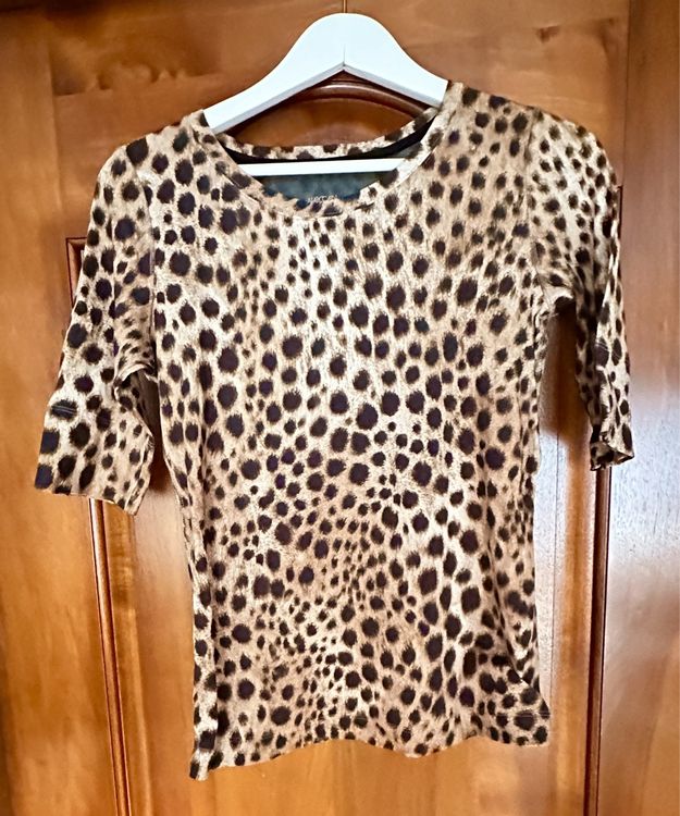 Haustier T-Shirt Leopardenmuster – ärmellos, Baumwolle, Für Kleine Hunde & Katzen, Größe L