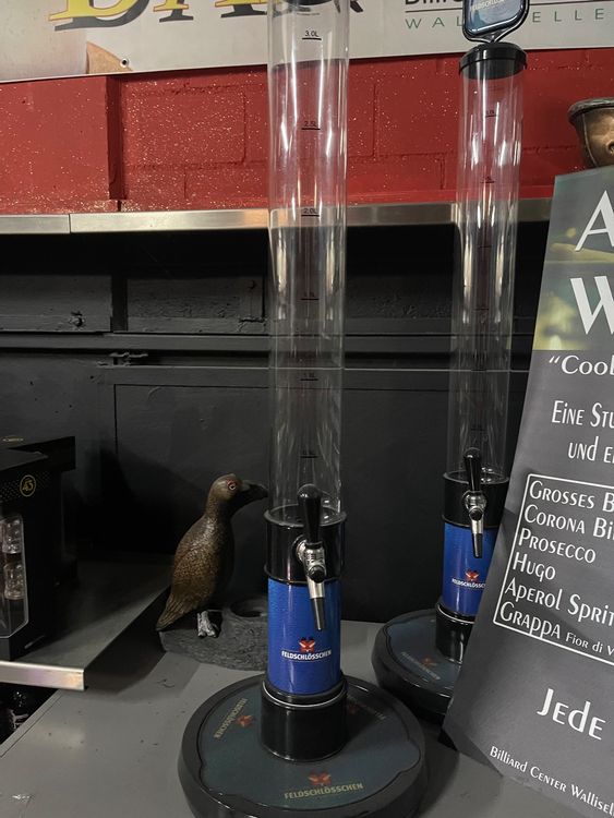 Bierturm Mit Doppeltem Zapfhahn – Edelstahl, 4.41 Produktbild-Vorschau 3
