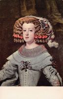 Kunst-AK, Velázquez, La Infanta Maria Teresa de Austria