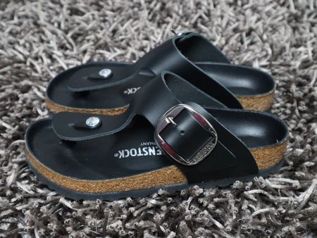 Birkenstock, Gizeh Big Buckle, komplett Leder, Gr. 35, NEU