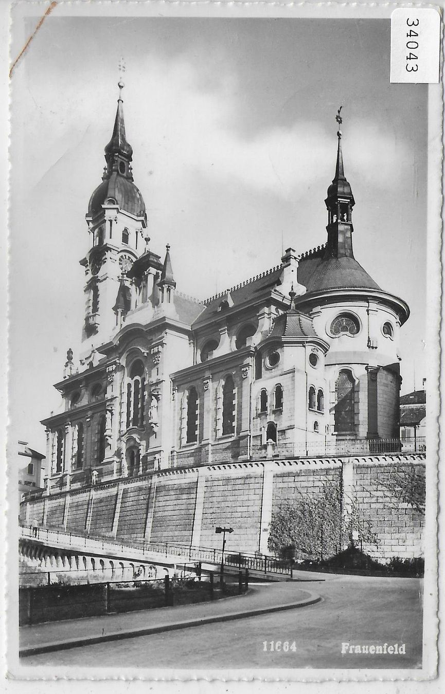 Cartoline postali: Frauenfeld - Kirche – Usato da Ettingen venduto da Kartenplanet