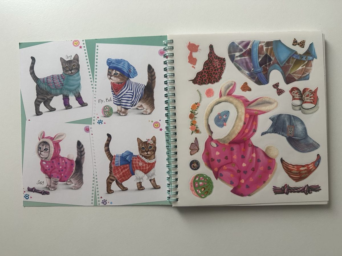 Bücher: Top Model Malbuch und Stickerheft Katze – Neu und originalverpackt aus Uetendorf von Gar_9pvy 3