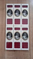 6 Pack The Crown Dinner-Candles rot Vintage