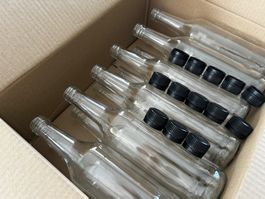 12x5dl Flaschen, mit Drehverschluss, alles neu