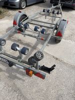 Bootstrailer HARBECK 650 CA grau 130kg Leergewicht 650kg Ges