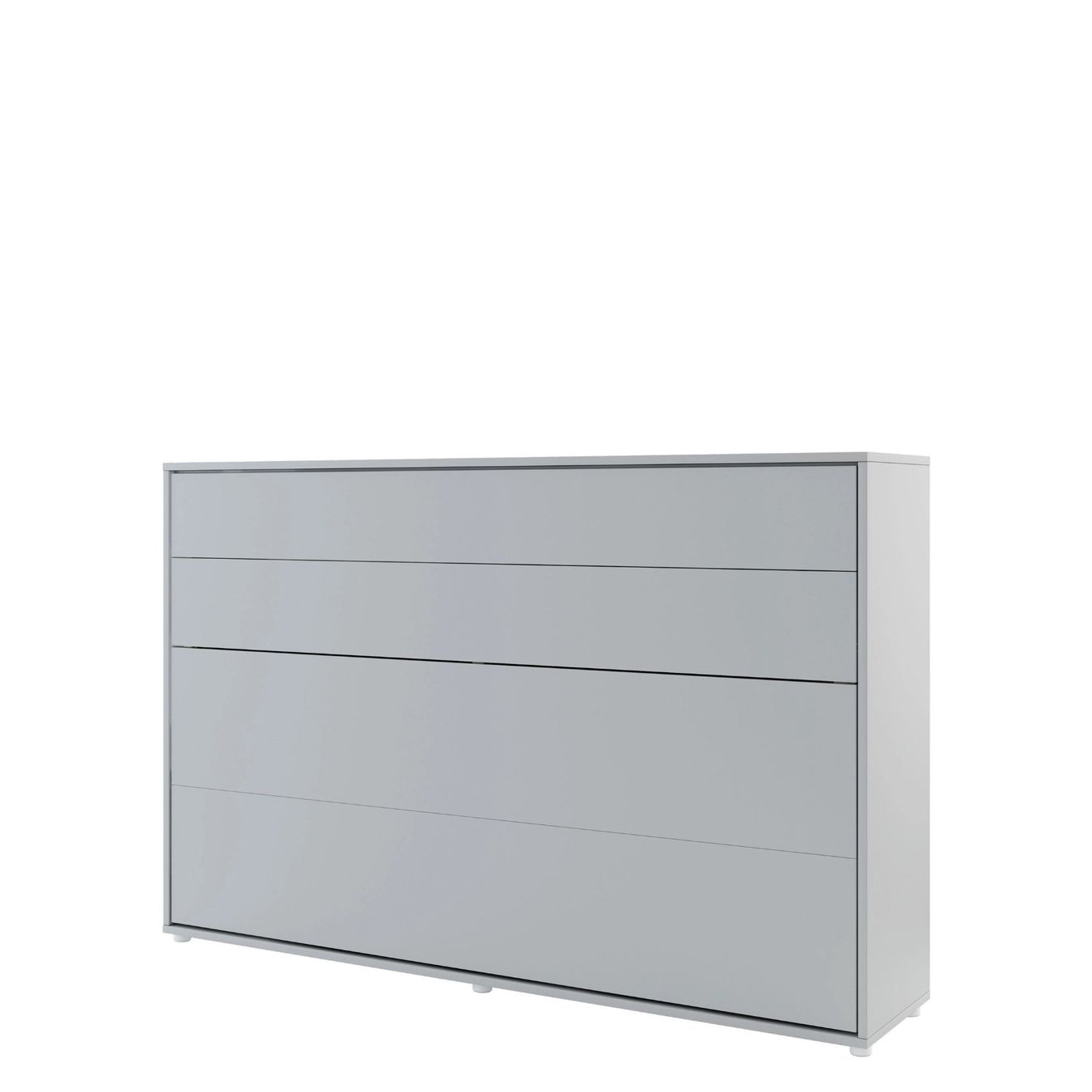 Letti: Schrankbett NOAH Horizontal Grau + LED - 120x200cm – Nuovo e nell'imballaggio originale da Wallenwil venduto da toesstal-vertrieb 2