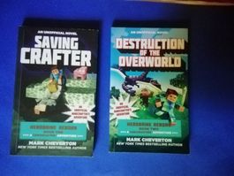 Lot 2 livres Minecraft aventure non Officiel. In English