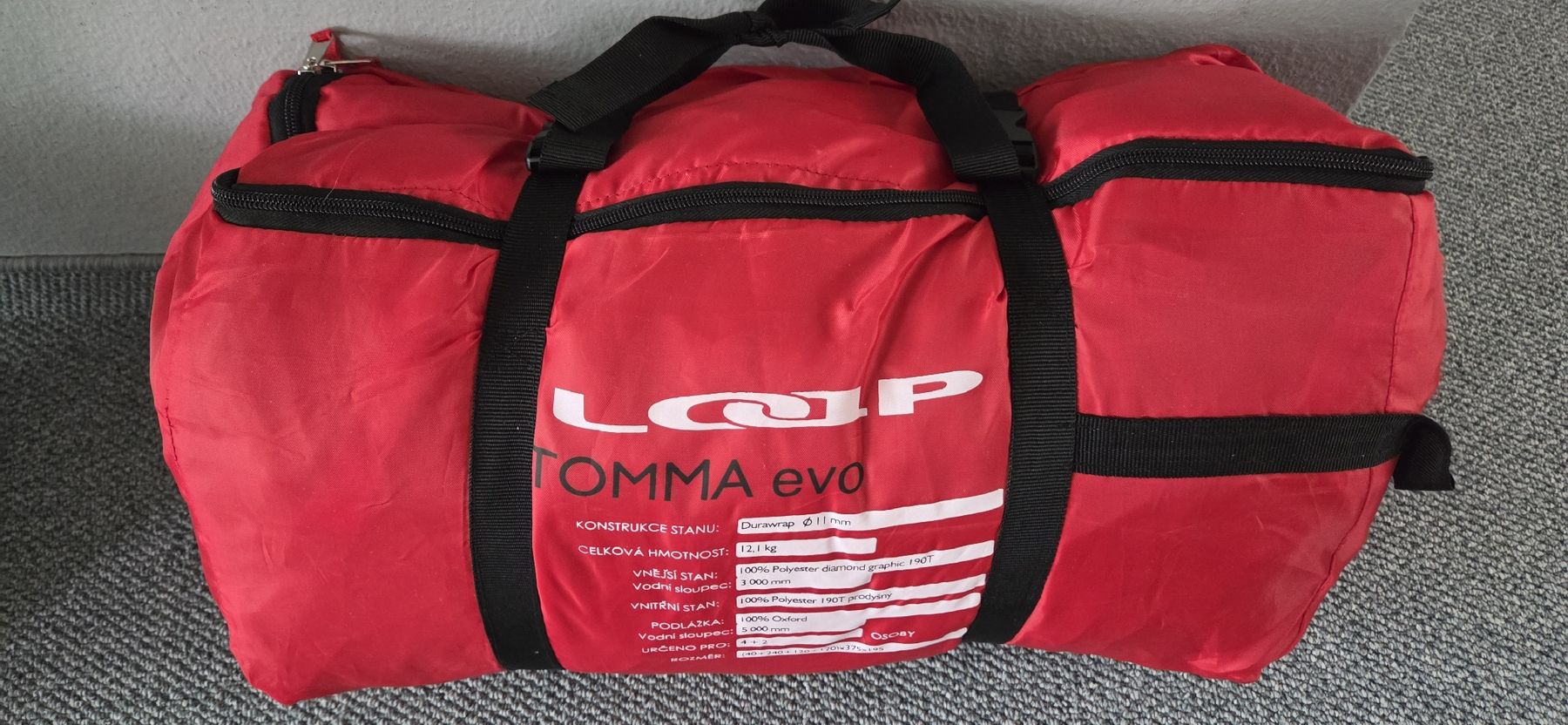 Tende : LOAP Zelt Tomma 4+2 – Nuovo e nell'imballaggio originale da Wattwil venduto da Calmut