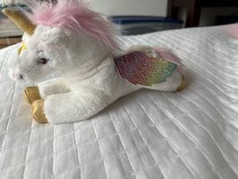 Einhorn Plüschtier mit Flügeln Paradies
