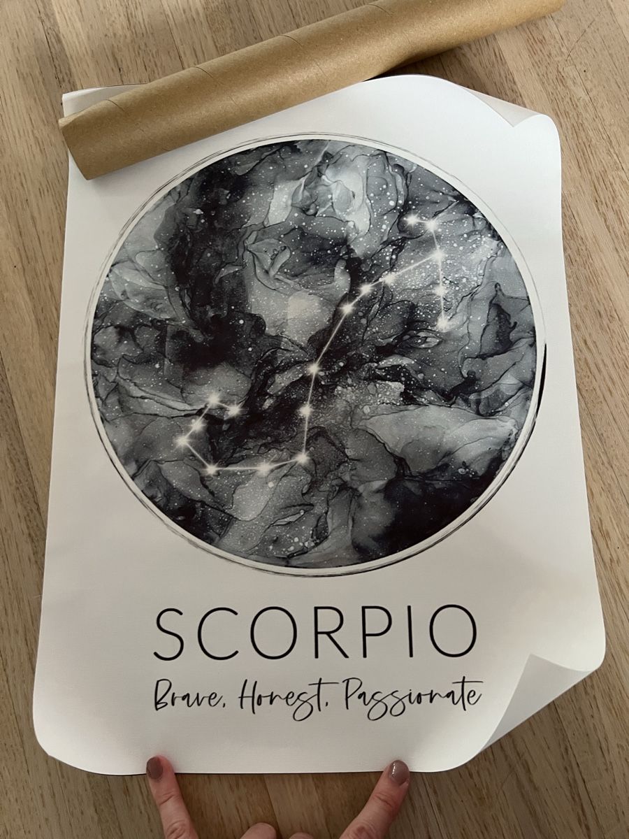 Foto & Immagini: Poster Sternzeichen Skorpion – Nuovo e nell'imballaggio originale da Dietikon venduto da itsVic