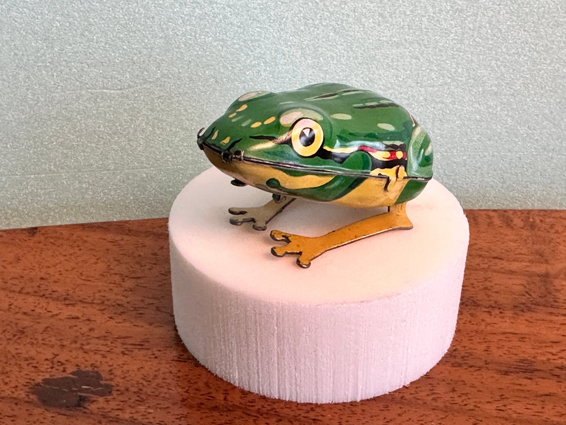 Giocattoli: Alter  Blechfrosch , Köhler Made in Western Germany – Usato da Seuzach venduto da Jage