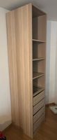 2x Hoher IKEA PAX Kleiderschrank mit Schubladen & Einlegeböd