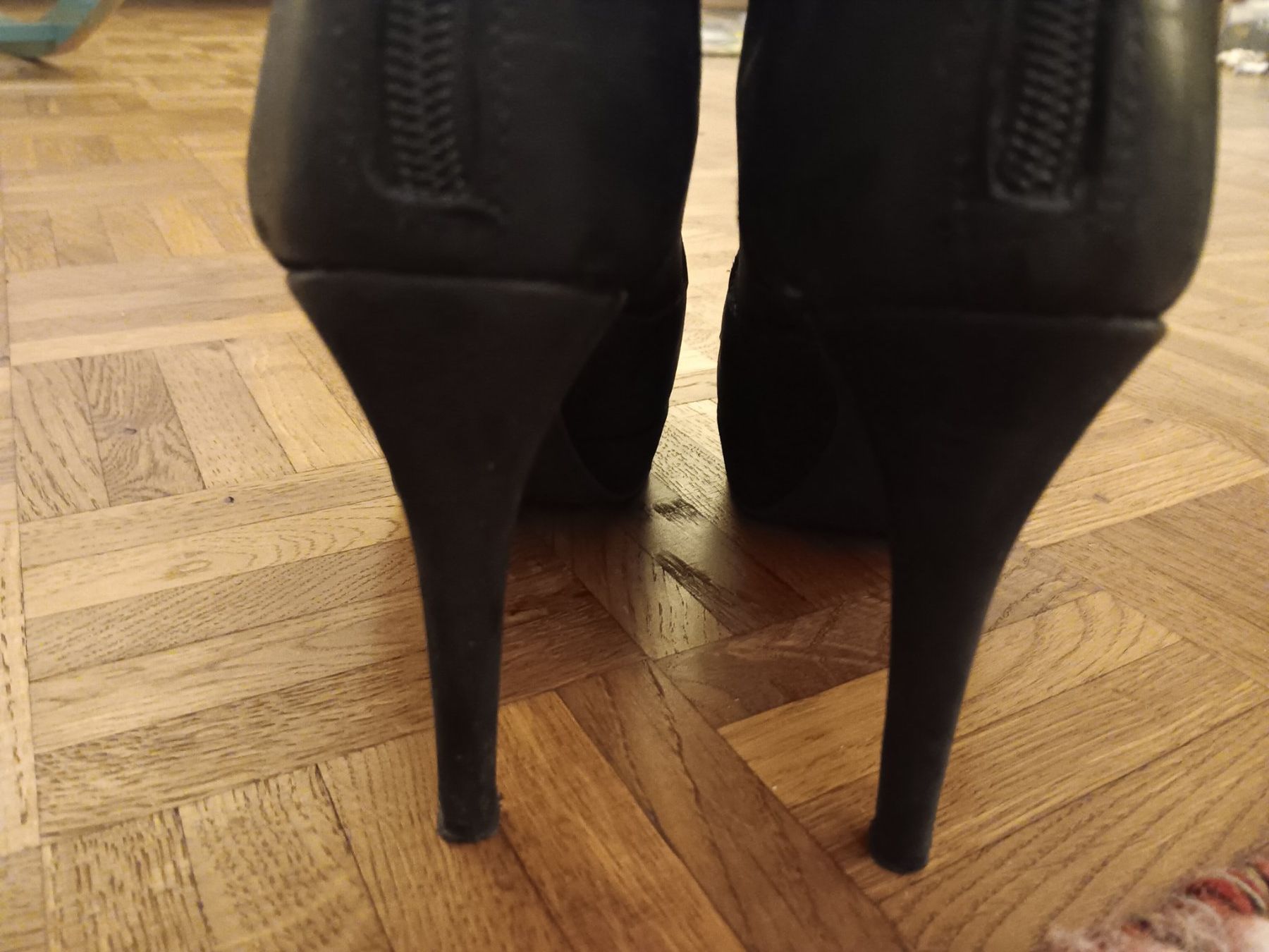Damenschuhe: Schwarze Stiefeletten mit Strass, Gr. 38 – Gebraucht aus Suhr von fah_95vt 5