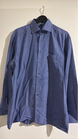 Herren Hemd blau gestreift Grösse 44 guter Zustand
