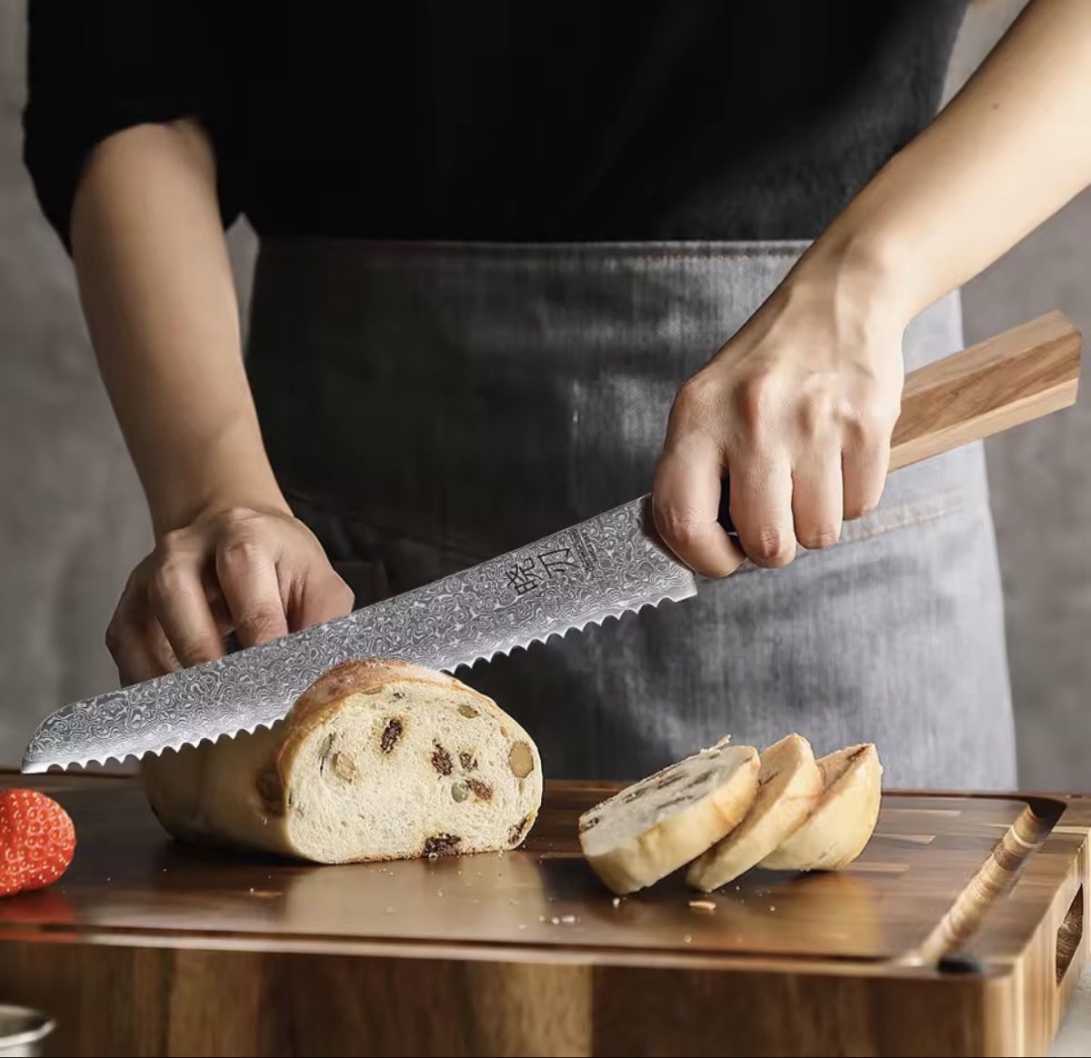Coltelli da cucina: Damast Brotmesser – Nuovo e nell'imballaggio originale da Arbon venduto da clothes187 1