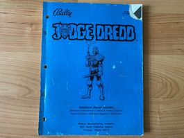 Original Flipper Handbuch – JUDGE DREDD von Bally