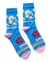 Socken Die Schlümpfe/The Smurfs/Schlumpfine/Blumen/Flowers