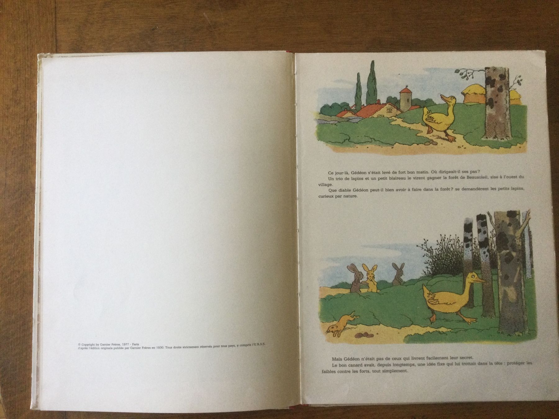Libri: Gédéon dans la forêt – Usato da Yvorne venduto da herjoy 1