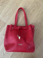 Sac Guess Luxe rouge en cuir
